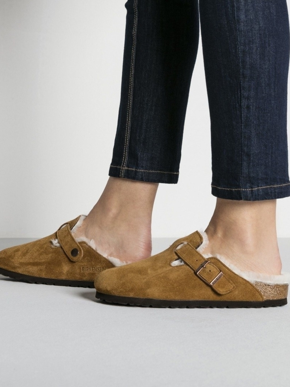 Birkenstock Women’s Boston Shearling-Lined Clog - Color Mink